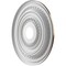 Ekena Millwork Cole PVC Medallion (Canopies up to 5 1/8"), 19"OD x 3 1/2"ID x 1"P, Textured Metallic Mystic Brown CMP19COAMB - alternate 5